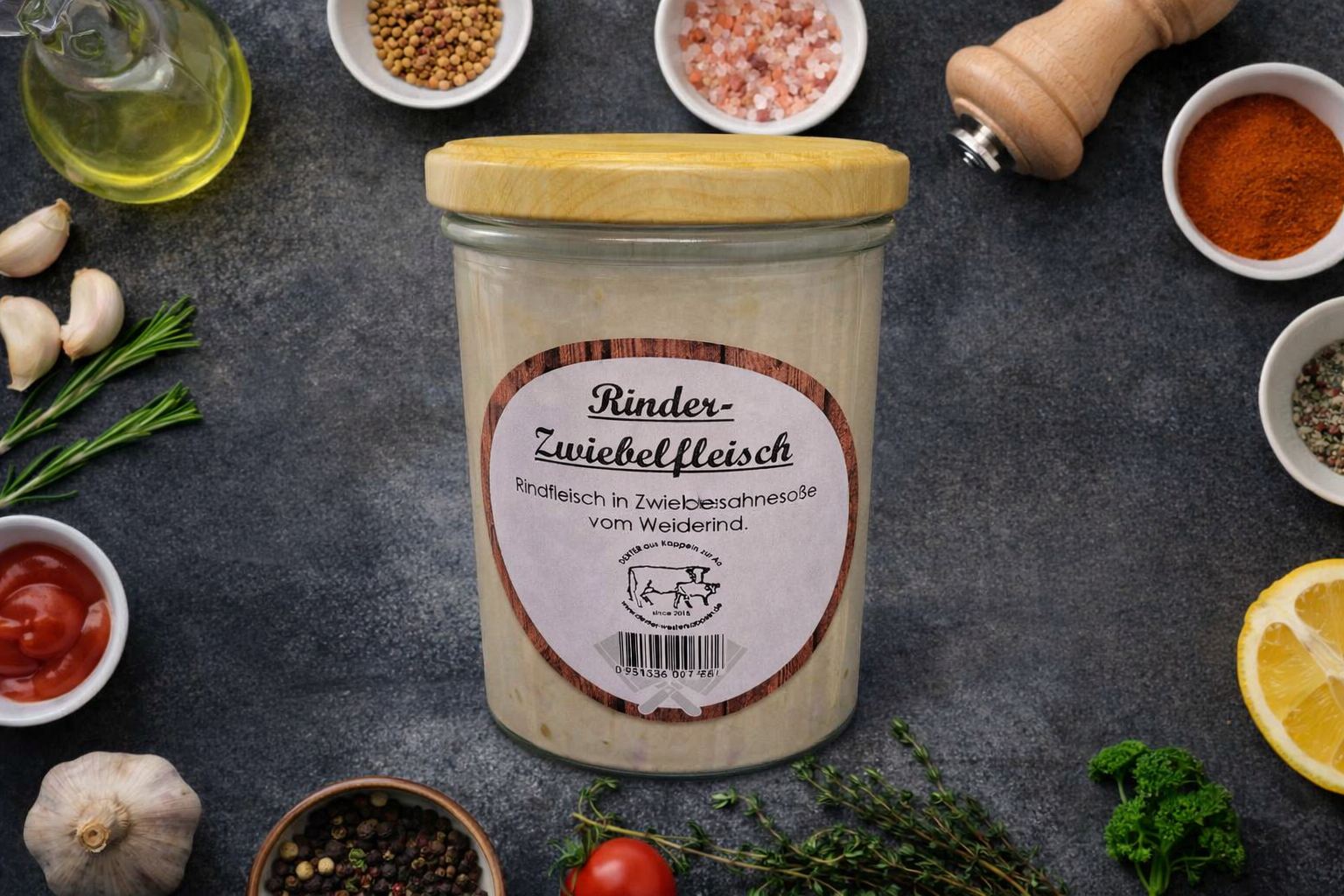 🧅 Westfälisches Zwiebelfleisch (380 g) im Glas